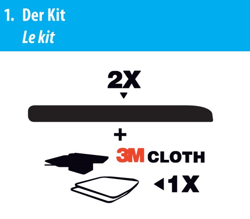 COMBICAR Flankenschutz schwarz, selbstklebend 3M COMBICAR Flankenschutz schwarz, selbstklebend 3M