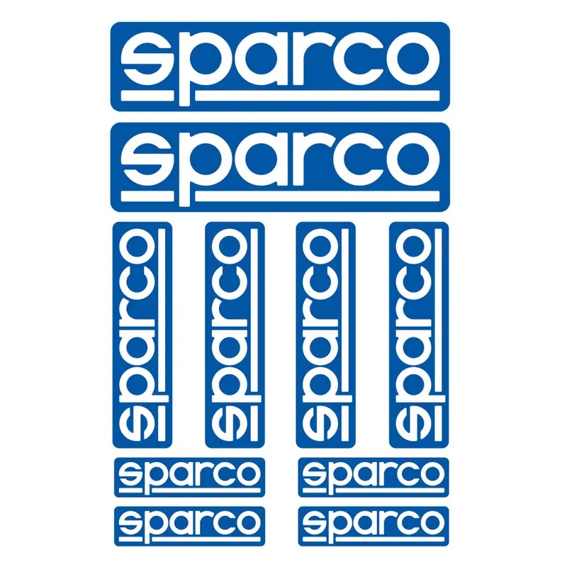 SPARCO Sticker 10teilig SPARCO Sticker 10teilig