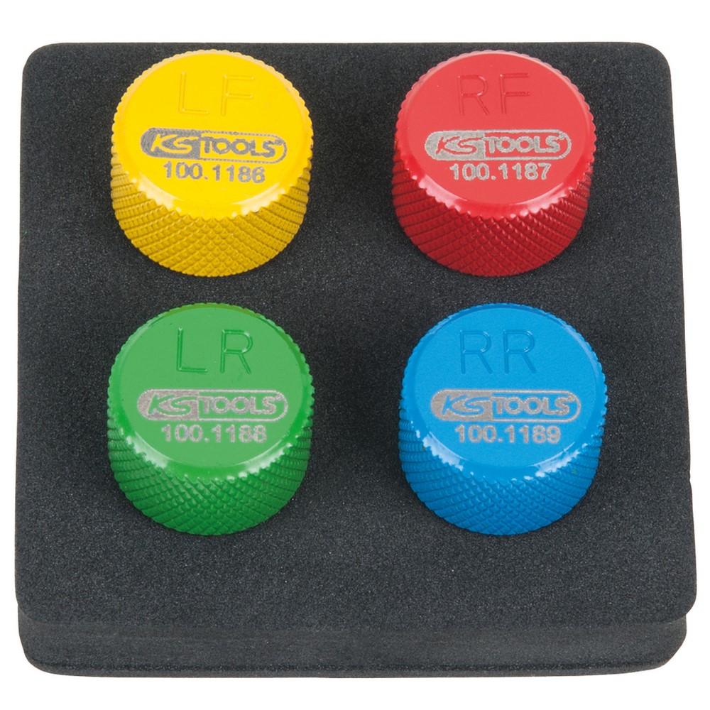 KS TOOLS RDKS/TMPS Set di strumenti per lo sgonfiaggio degli pneumatici