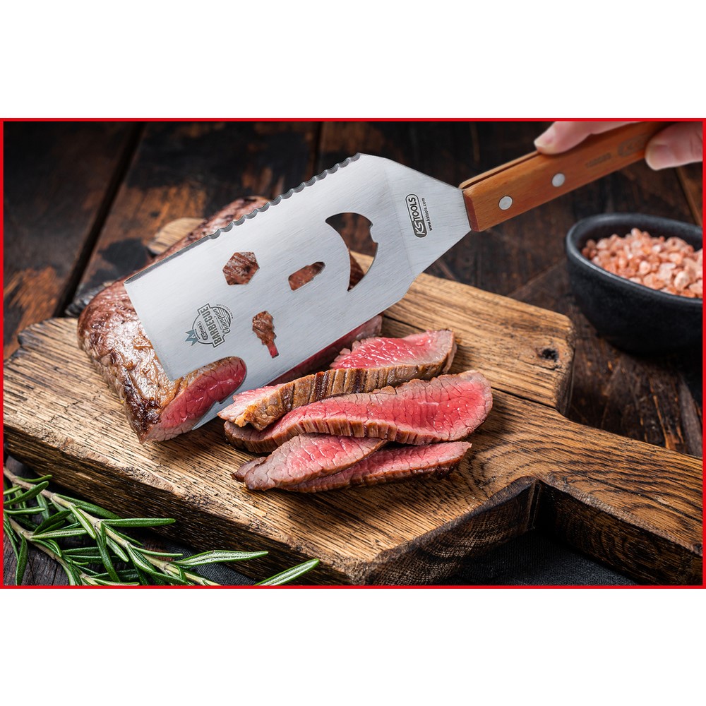 KS TOOLS Set di utensili da barbecue 5 in 1