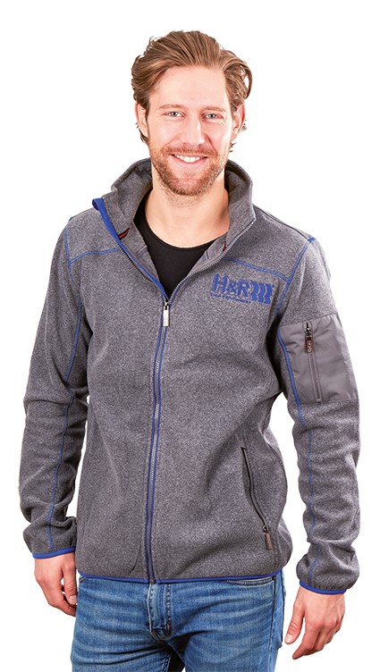 H&R Merchandising Fleecejacke Herren H&R Merchandising Fleecejacke Herren