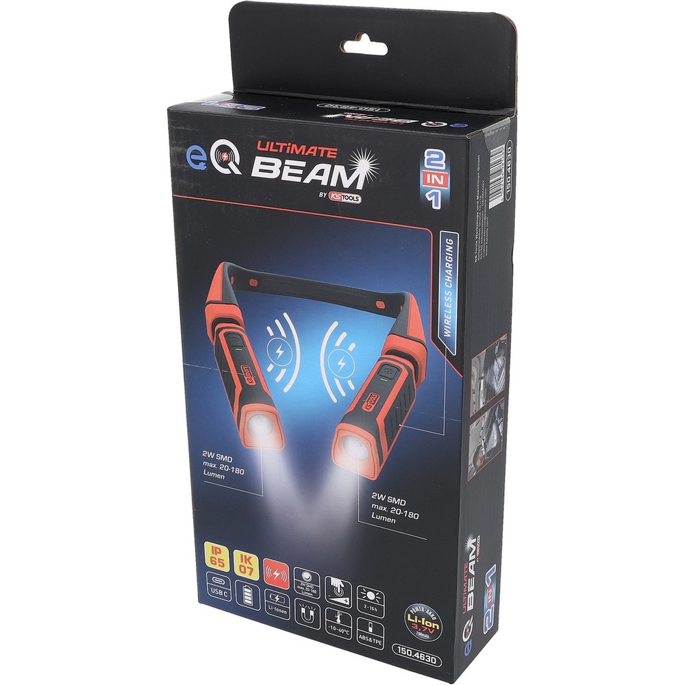 KS TOOLS eQi UltimateBEAM Lampe de cou 2 en 1 KS TOOLS eQi UltimateBEAM Lampe de cou 2 en 1