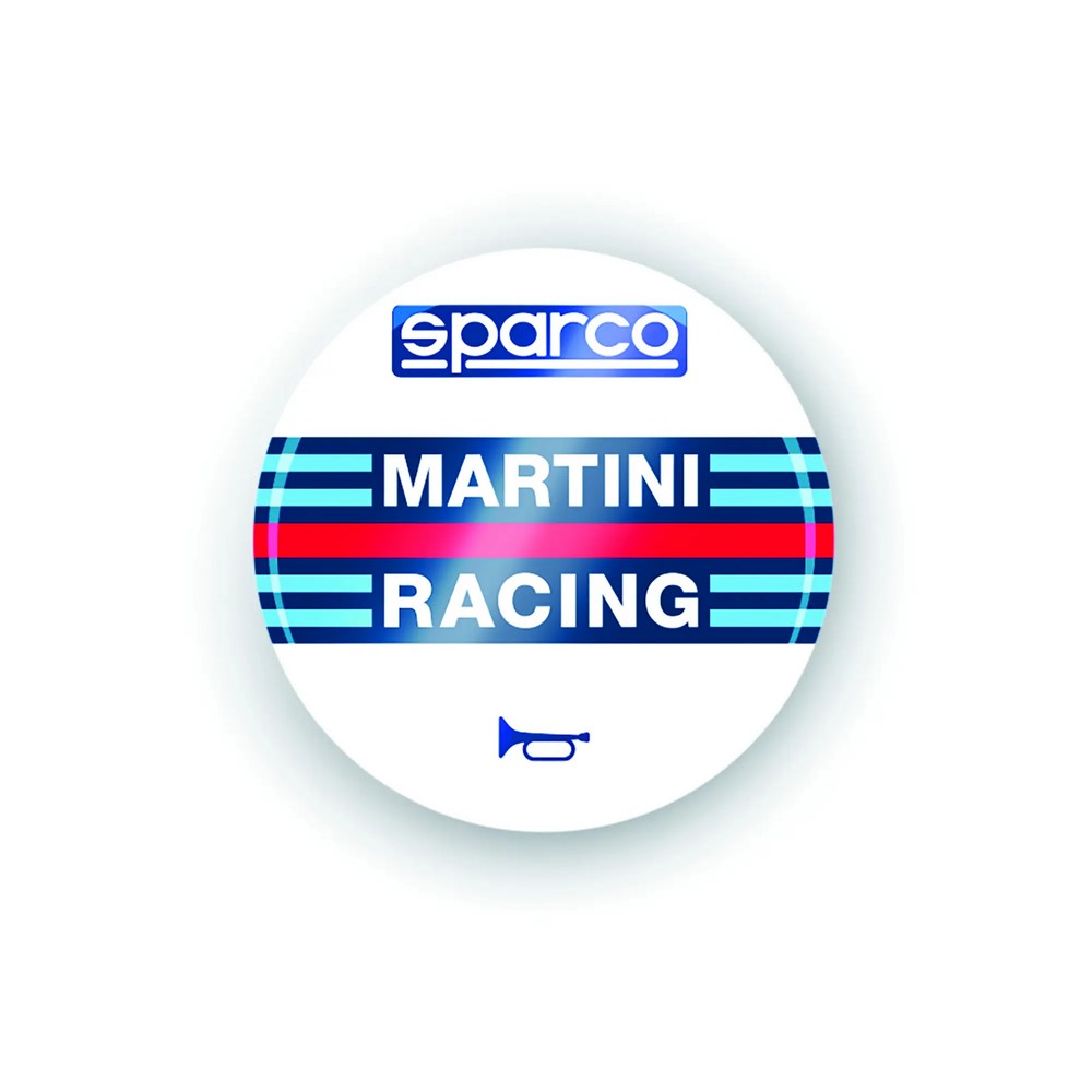 SPARCO Hupknopf Emblem Martini Racing + Sparco SPARCO Hupknopf Emblem Martini Racing + Sparco