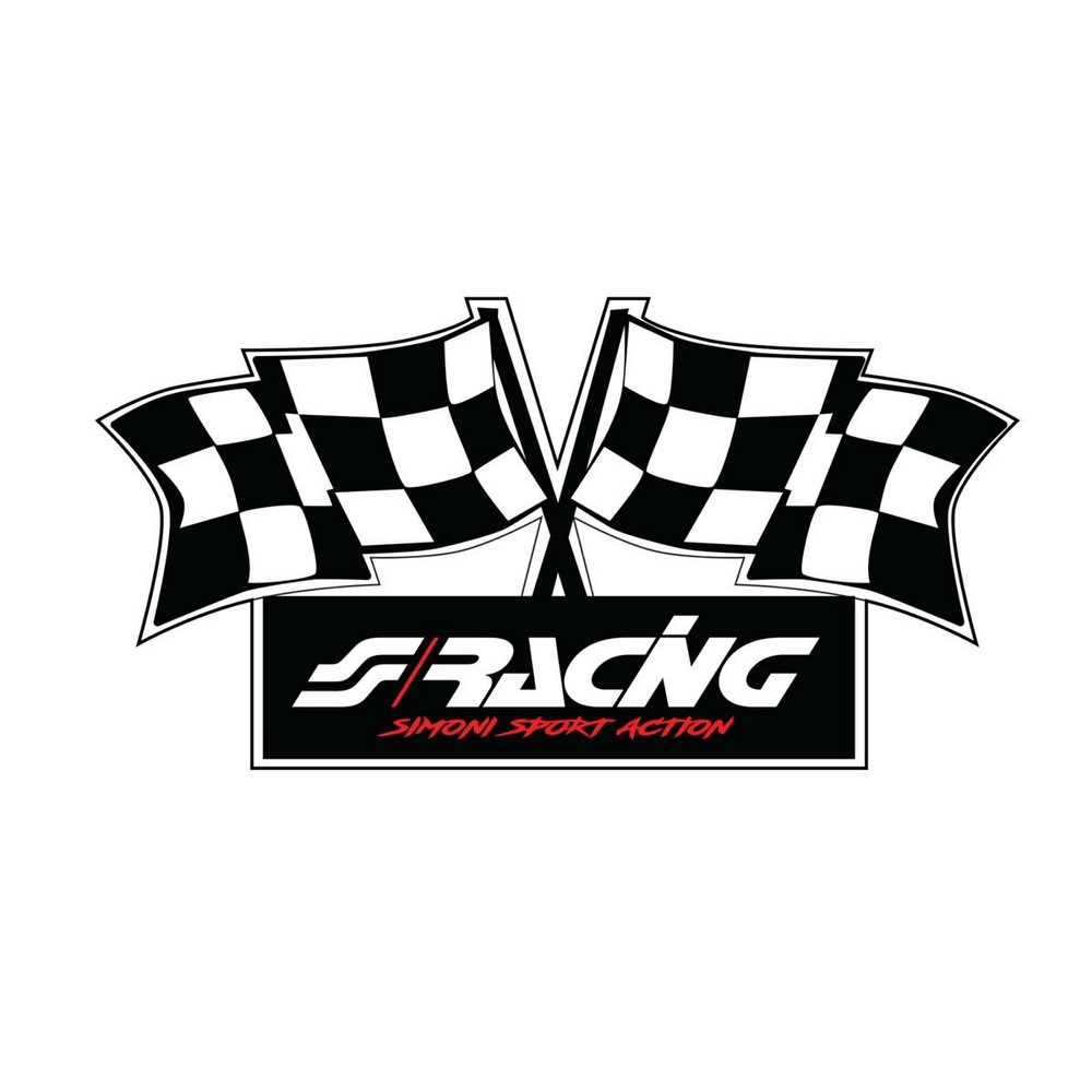 SIMONI RACING Aufkleber Flag