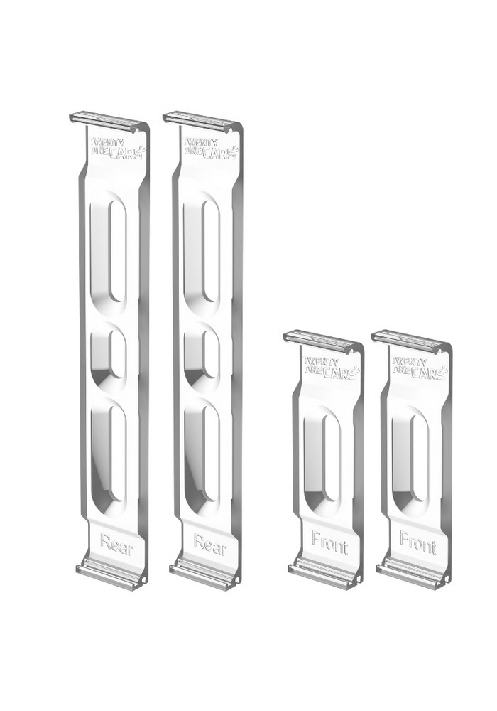 21 Cars Kennzeichenhalter Hochformat, Transparent 21 Cars Kennzeichenhalter Hochformat, Transparent