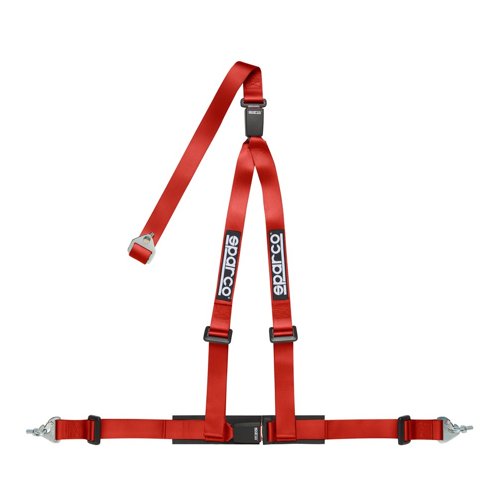 SPARCO Tuning Gurt 3 Punkt (ECE), rot