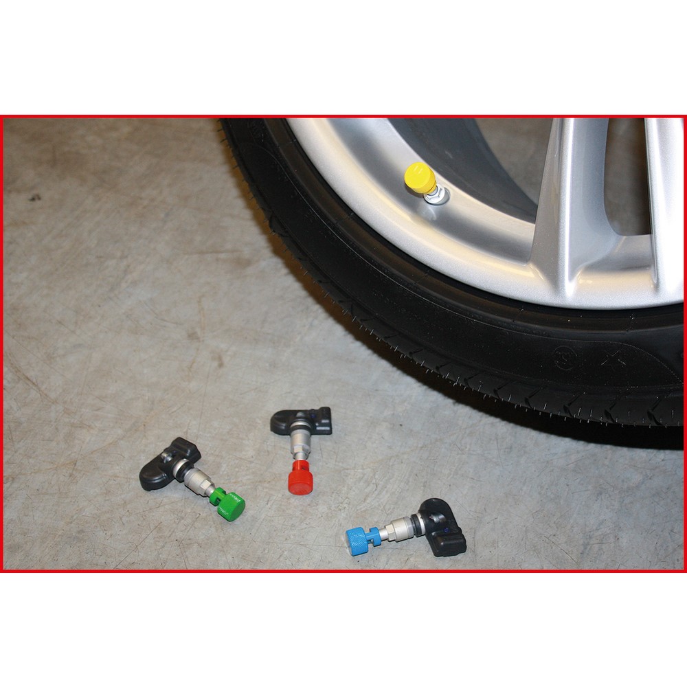 KS TOOLS RDKS/TMPS Set di strumenti per lo sgonfiaggio degli pneumatici