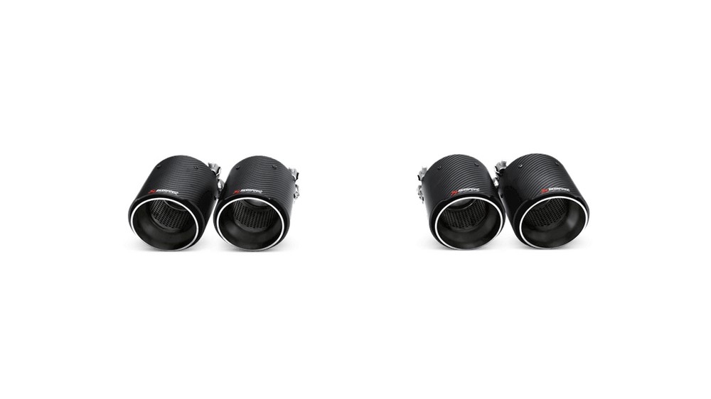 AKRAPOVIC Endrohr Set (Carbon)