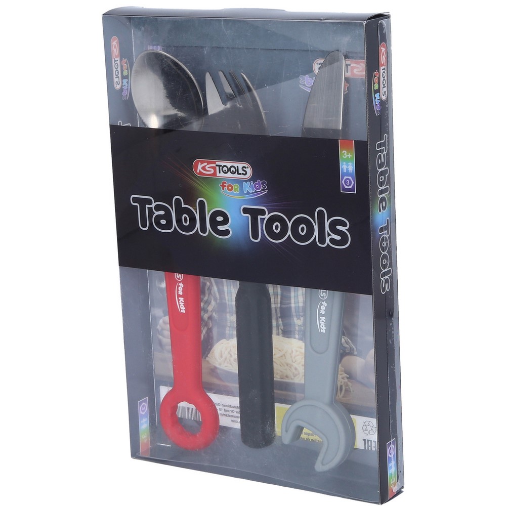 KS TOOLS KS-Tools Kinder-Besteck-Set 3-tlg KS TOOLS KS-Tools Kinder-Besteck-Set 3-tlg