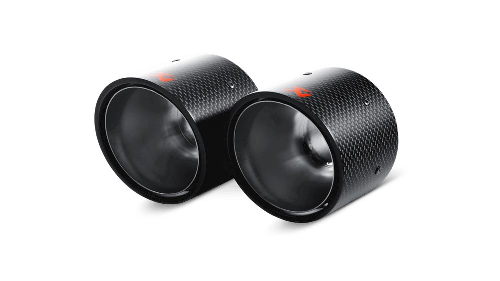 AKRAPOVIC Endrohr-Set (Carbon)