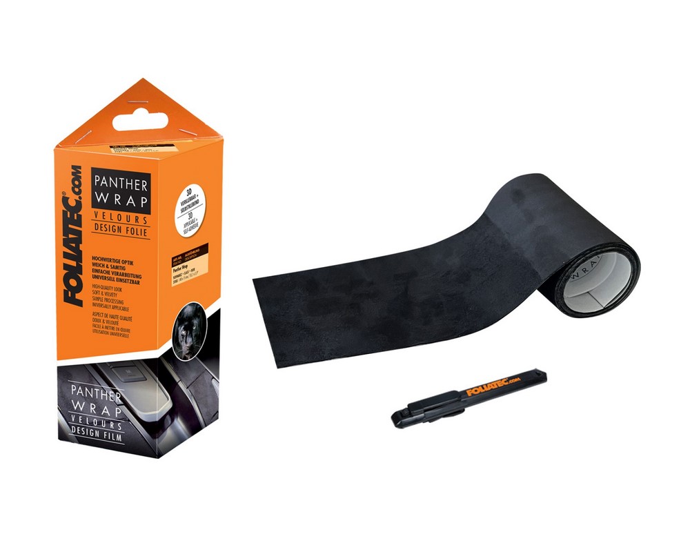 FOLIATEC Cockpit Designfolie Panther Wrap, schwarz FOLIATEC Cockpit Designfolie Panther Wrap, schwarz