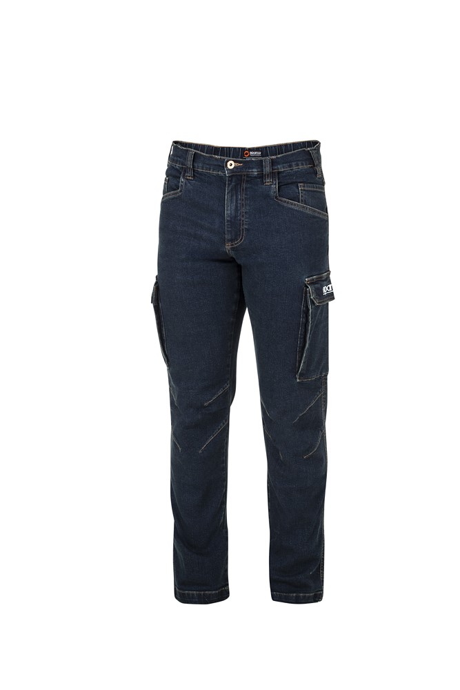 SPARCO Teamwork Denim Jeans mit Cargotasche SPARCO Teamwork Denim Jeans mit Cargotasche