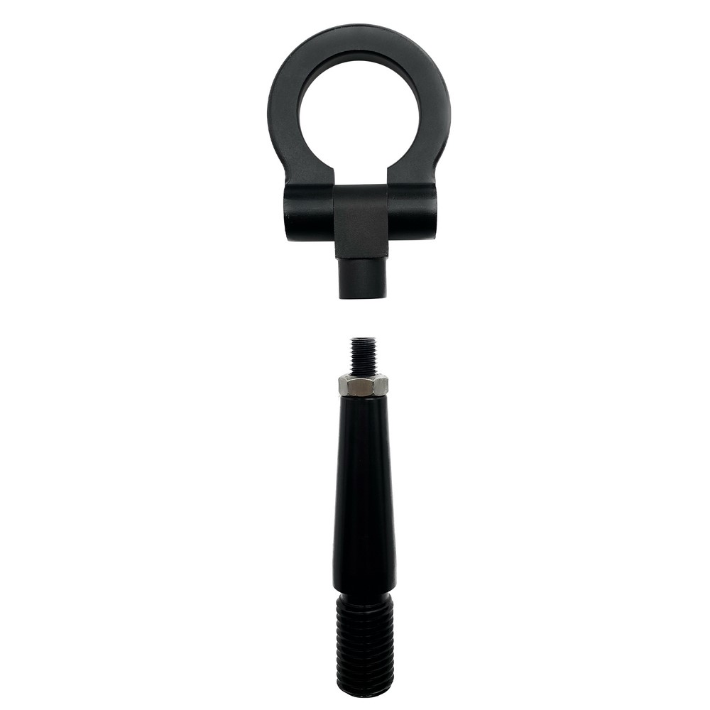 Crochet de remorquage SIMONI RACING en aluminium noir Crochet de remorquage SIMONI RACING en aluminium noir