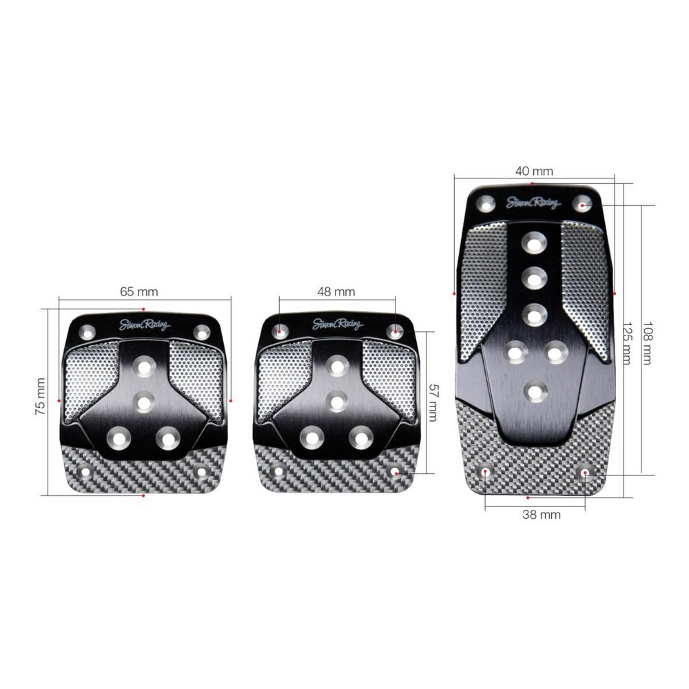 SIMONI RACING Pedalset Carbon Shade SIMONI RACING Pedalset Carbon Shade