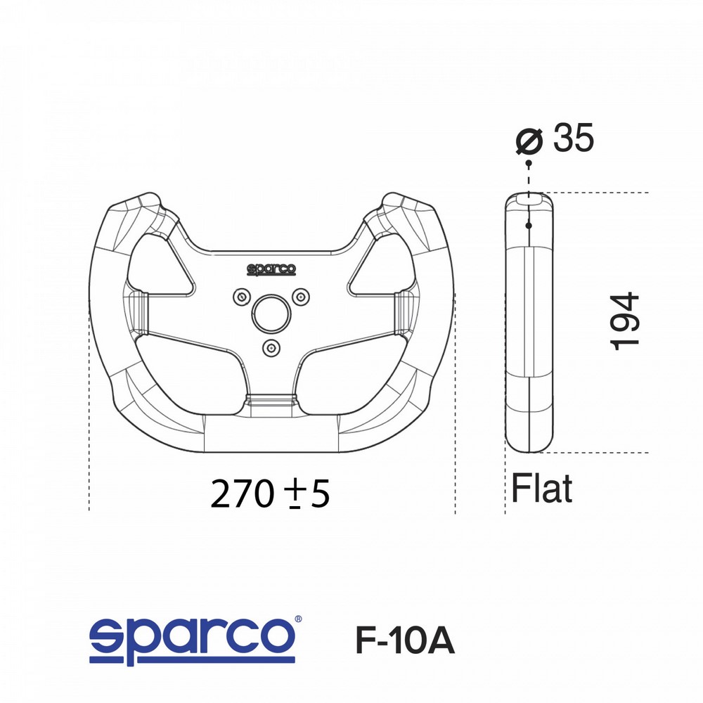 SPARCO Racing Lenkrad F-10A Carbon Durchm. 310mm SPARCO Racing Lenkrad F-10A Carbon Durchm. 310mm