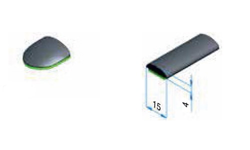 COMBICAR Rammschutz schwarz, 5m Rolle, 15mm breit COMBICAR Rammschutz schwarz, 5m Rolle, 15mm breit