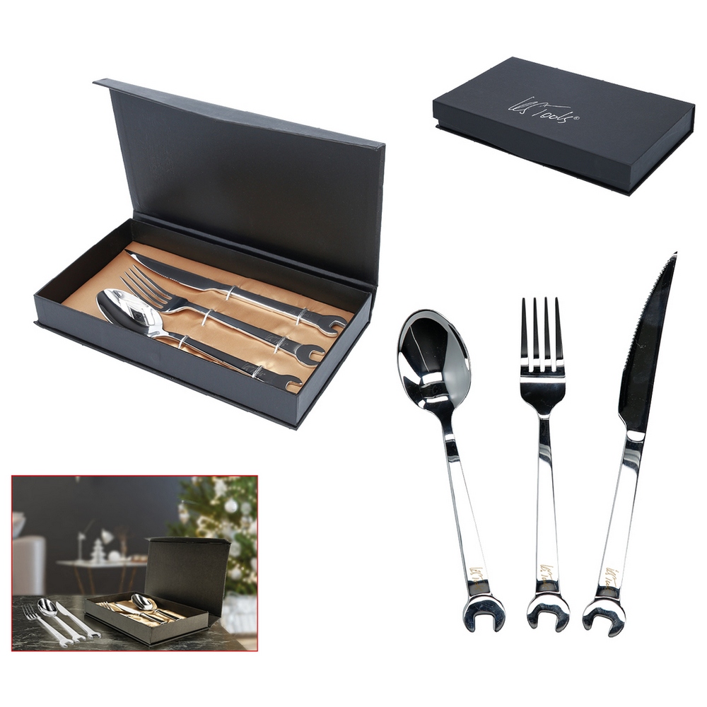KS TOOLS Set di posate KS-Tools, 3 pezzi KS TOOLS Set di posate KS-Tools, 3 pezzi