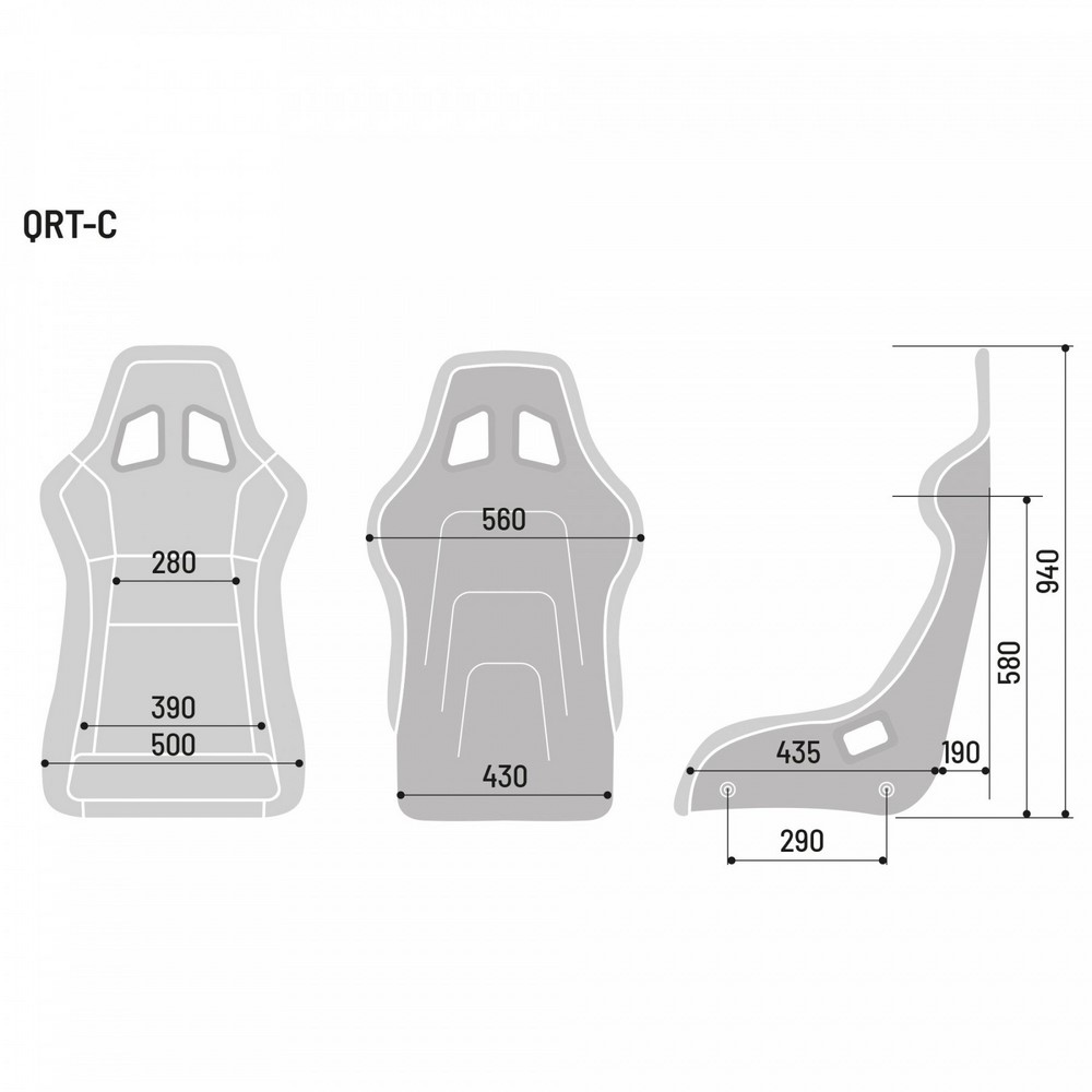 Siège de course SPARCO QRT - C (FIA 8855-1999)