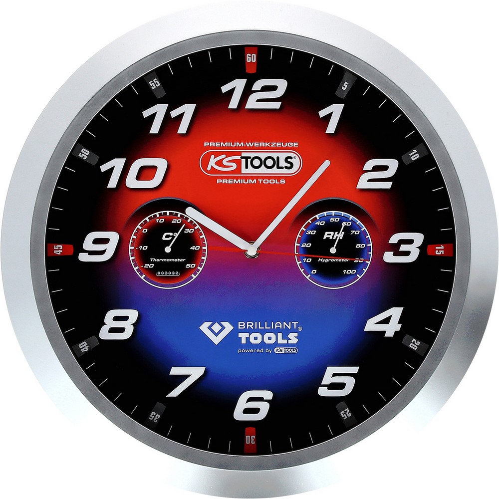 KS TOOLS KS Tools Wanduhr, 40 cm KS TOOLS KS Tools Wanduhr, 40 cm