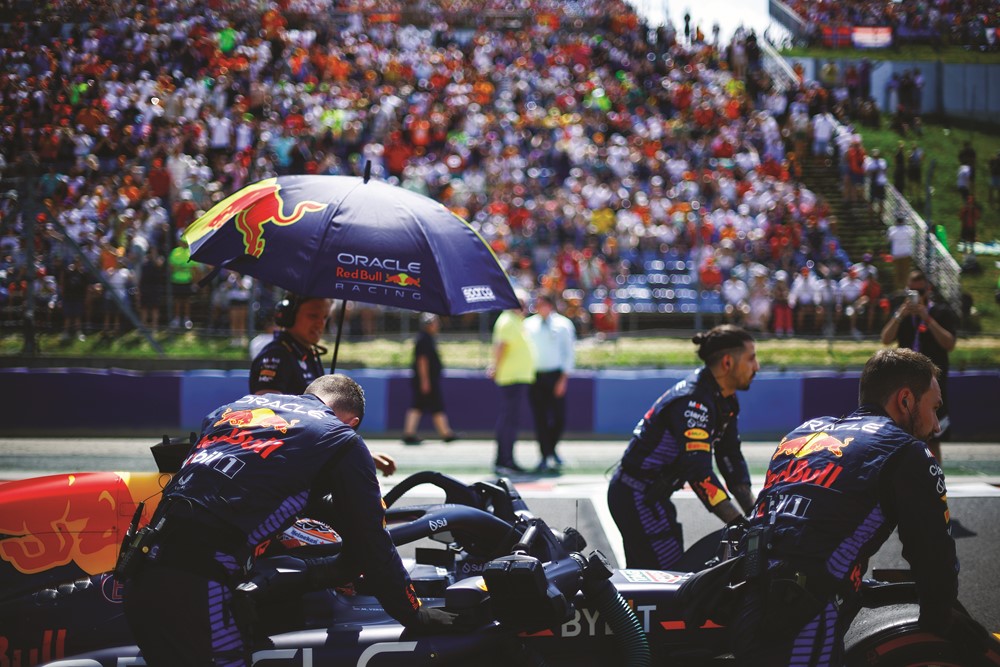 SPARCO Regenschirm RED BULL RACING