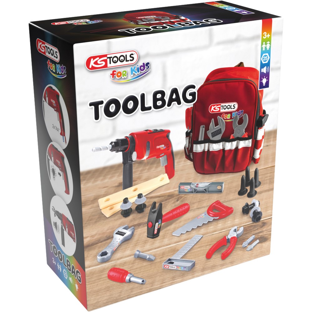 KS TOOLS Werkzeug-Satz mit Rucksack für