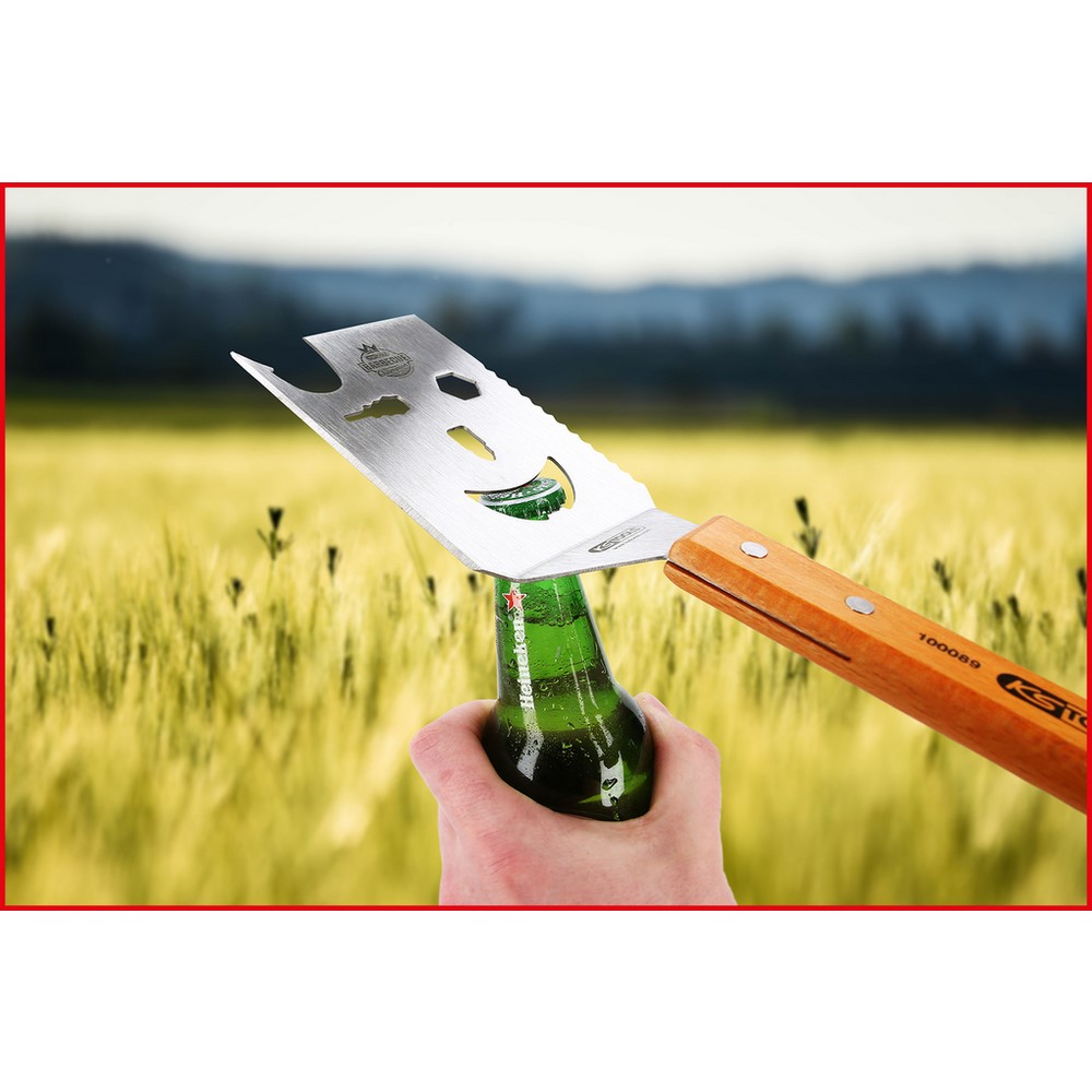 KS TOOLS Set di utensili da barbecue 5 in 1
