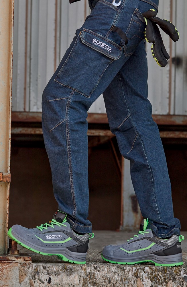 SPARCO Teamwork Denim Jeans mit Cargotasche