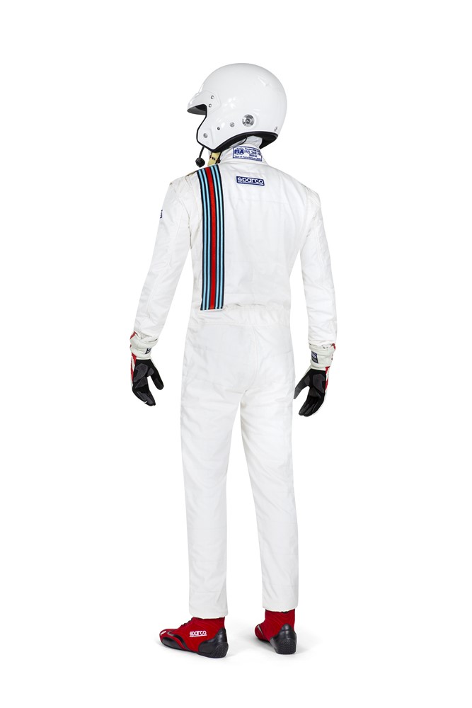 Combinaison SPARCO MARTINI RACING au look vintage Combinaison SPARCO MARTINI RACING au look vintage