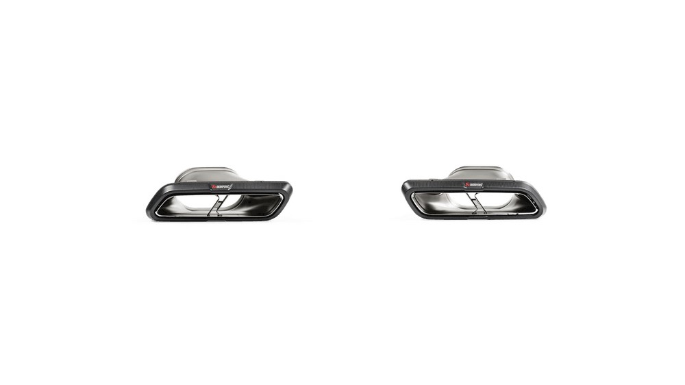 AKRAPOVIC Endrohr-Set Carbon matt