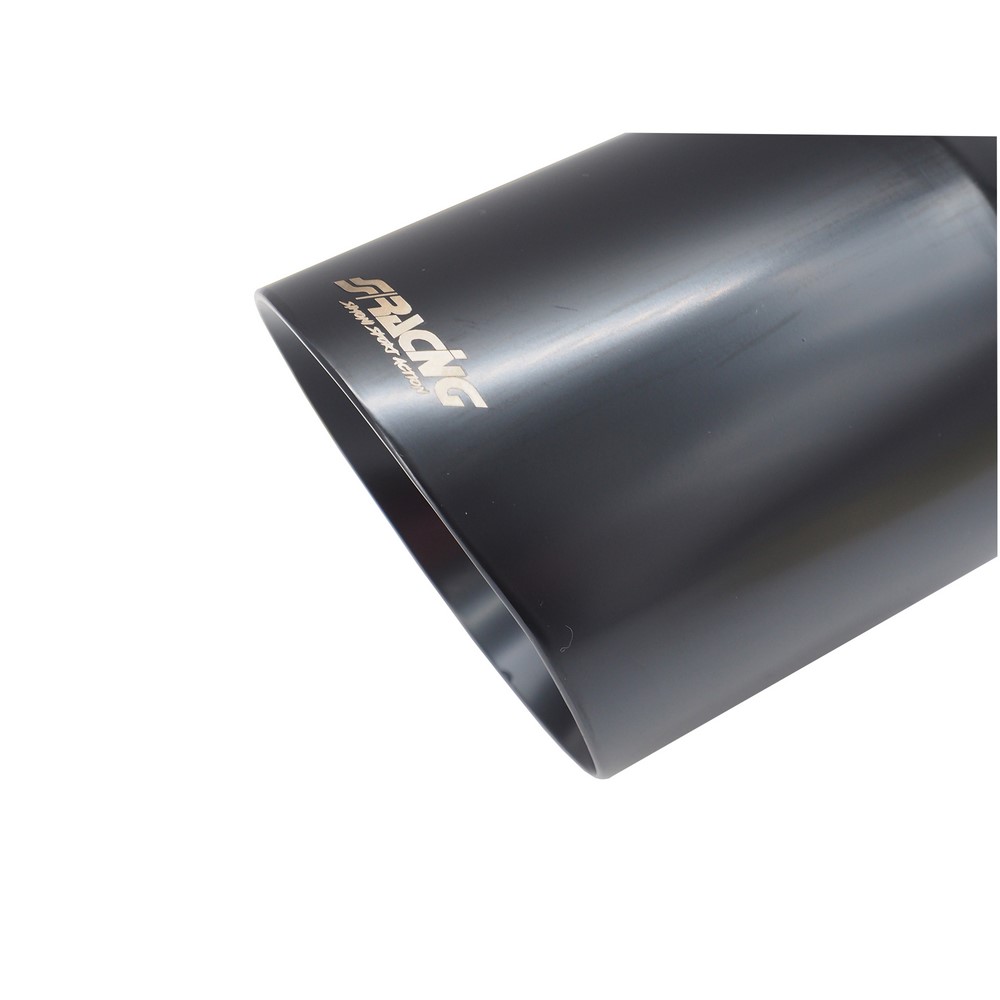 SIMONI RACING Endrohrblende 115mm rund Black SIMONI RACING Endrohrblende 115mm rund Black