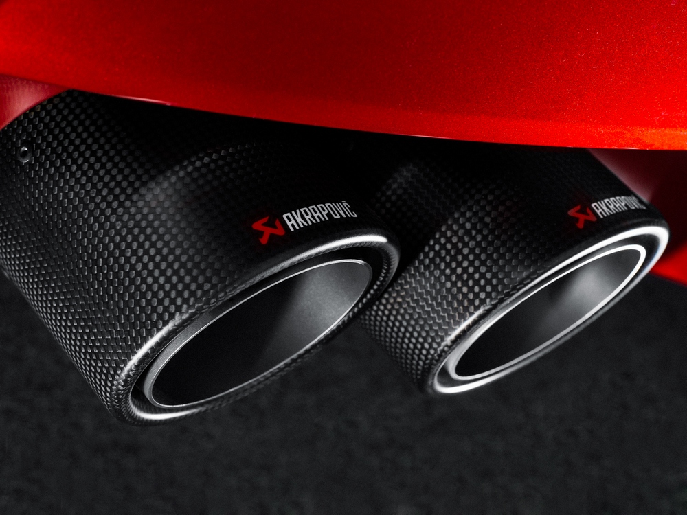 AKRAPOVIC Endrohre Carbon 4x 100mm AKRAPOVIC Endrohre Carbon 4x 100mm