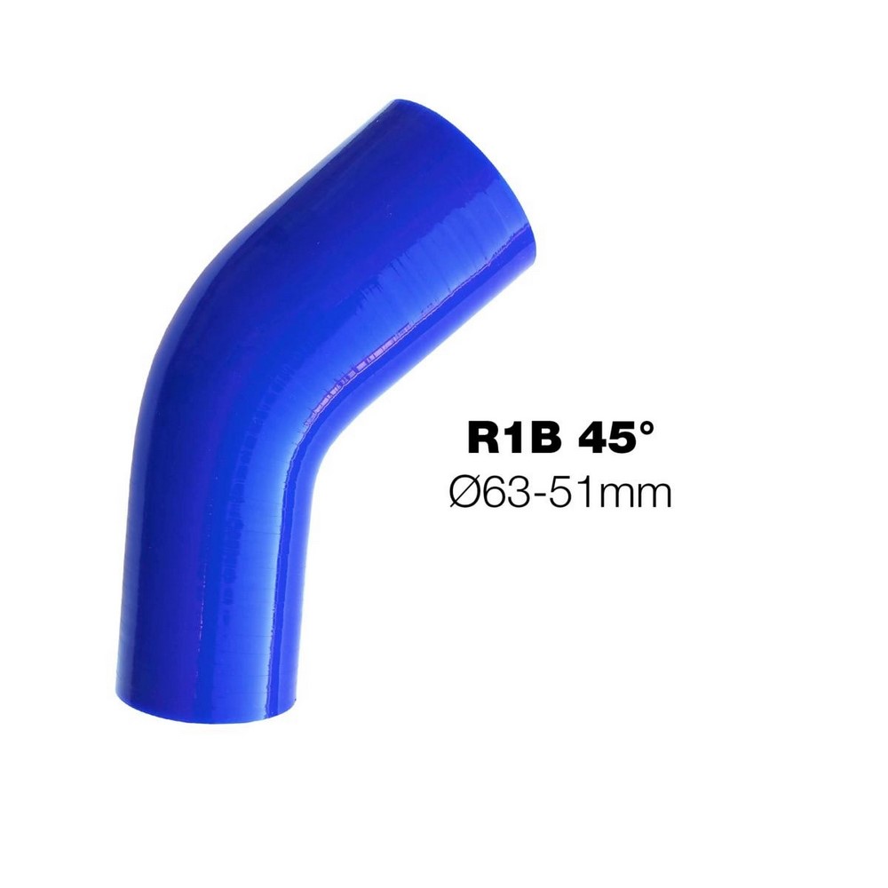 MANITOR Bogen 45°, Silikon blau MANITOR Bogen 45°, Silikon blau