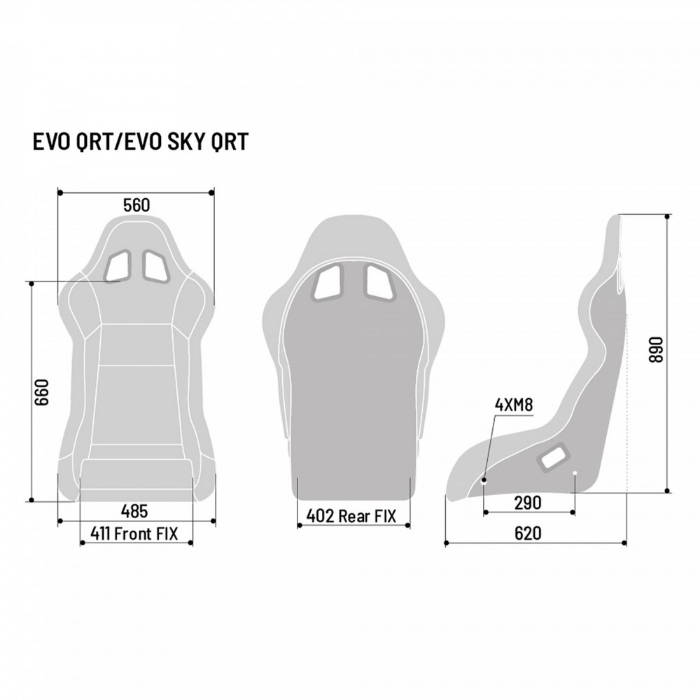SPARCO Rennsitz Evo QRT Sky (FIA 8855-1999) SPARCO Rennsitz Evo QRT Sky (FIA 8855-1999)