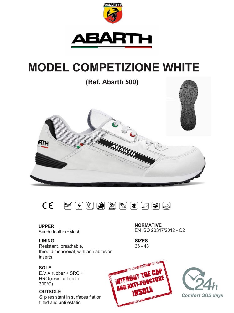 ABARTH Scarpe da lavoro e per il tempo libero Competizione