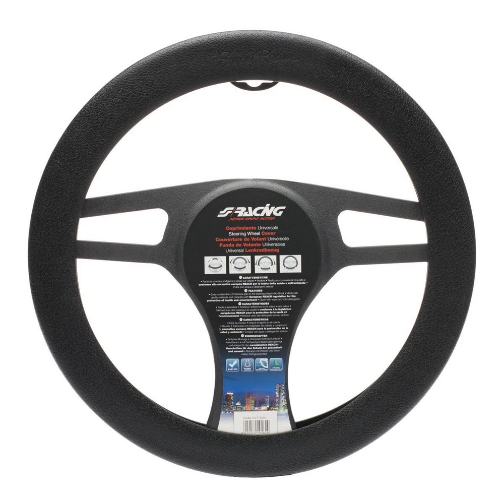 Housse de volant SIMONI RACING Soft Sil Black Housse de volant SIMONI RACING Soft Sil Black