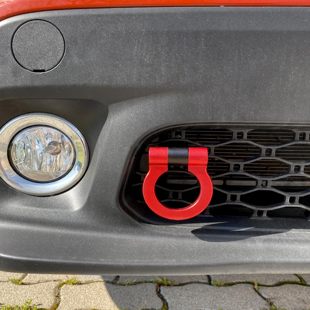 SIMONI RACING Abschlepphaken Aluminium rot