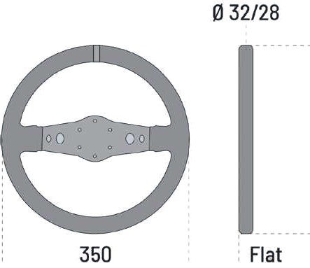SPARCO Racing Lenkrad R215 Flat SPARCO Racing Lenkrad R215 Flat