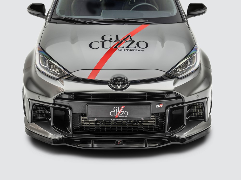 GIACUZZO Frontspoiler-Lippe (in ABS Schwarz Glanz)