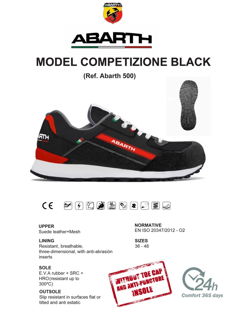 ABARTH Arbeits- + Freizeitschuhe Competizione ABARTH Arbeits- + Freizeitschuhe Competizione