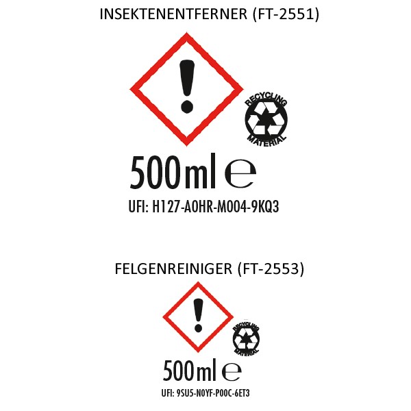 FOLIATEC Auto Pflege Set (7-teilig)