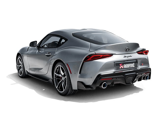 Impianto di scarico AKRAPOVIC Slip-On (silenziatore terminale) in titanio