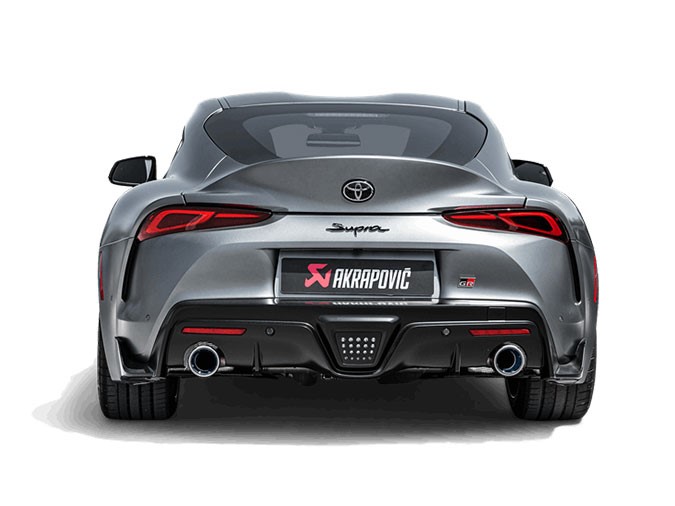 Impianto di scarico AKRAPOVIC Slip-On (silenziatore terminale) in titanio