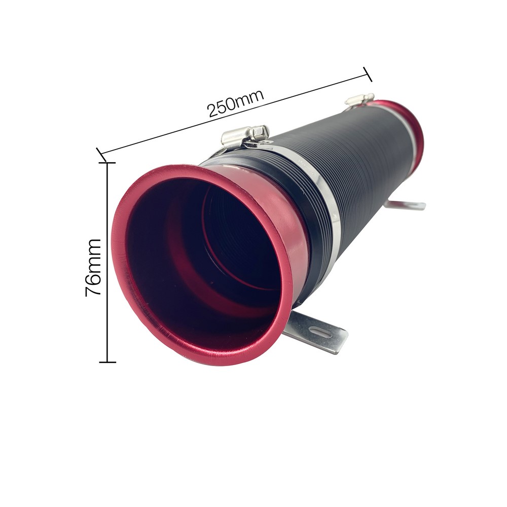 SIMONI RACING Ansaugschlauch schwarz-rot SIMONI RACING Ansaugschlauch schwarz-rot