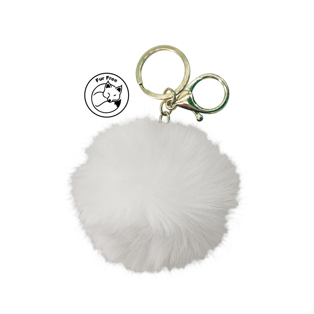 SIMONI RACING Schlüsselanhänger Fluffy White SIMONI RACING Schlüsselanhänger Fluffy White