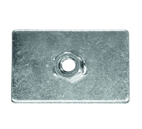 SCHROTH Verstärkungsplatte 50 x 80 x 3 mm mit SCHROTH Verstärkungsplatte 50 x 80 x 3 mm mit