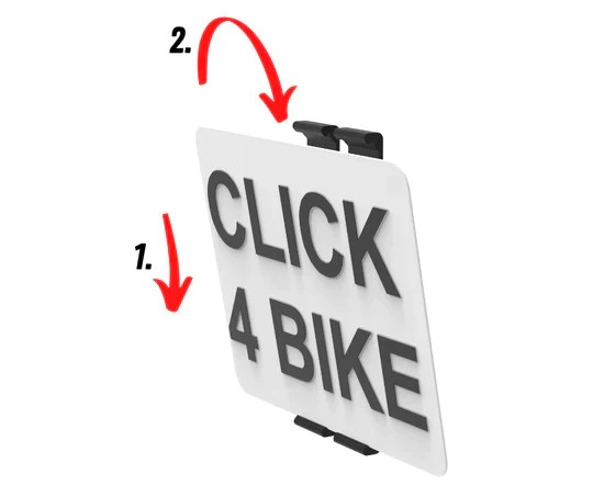 Click4Bike Kennzeichenhalter Motorrad/Roller Click4Bike Kennzeichenhalter Motorrad/Roller