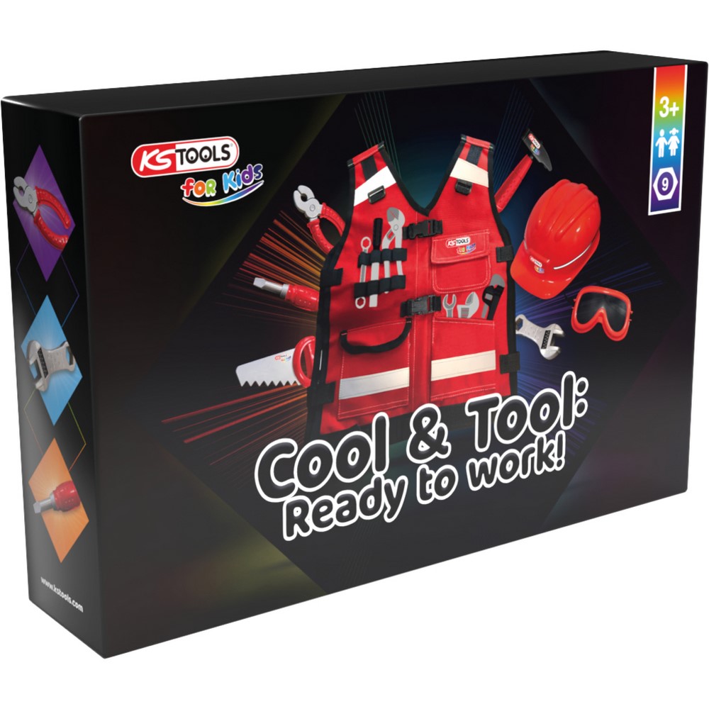 Set di utensili KS TOOLS con gilet per