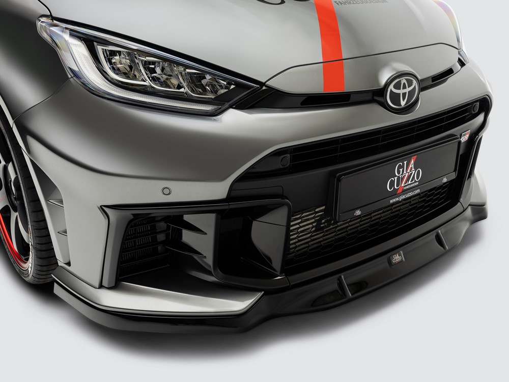 GIACUZZO Frontspoiler-Lippe (in ABS Schwarz Glanz)