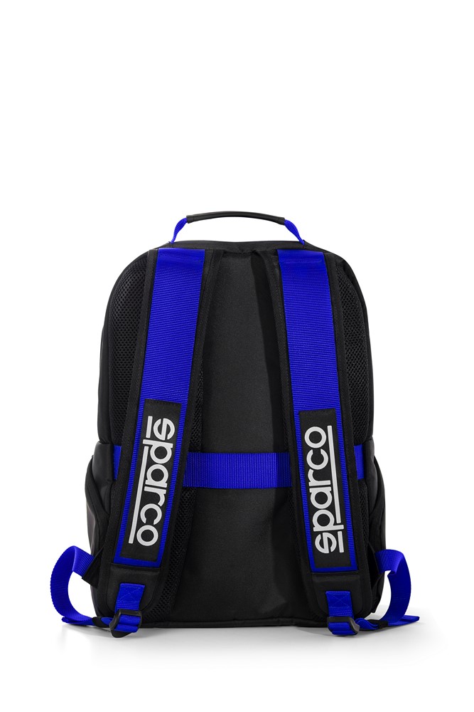 SPARCO Rucksack Stage, schwarz-blau