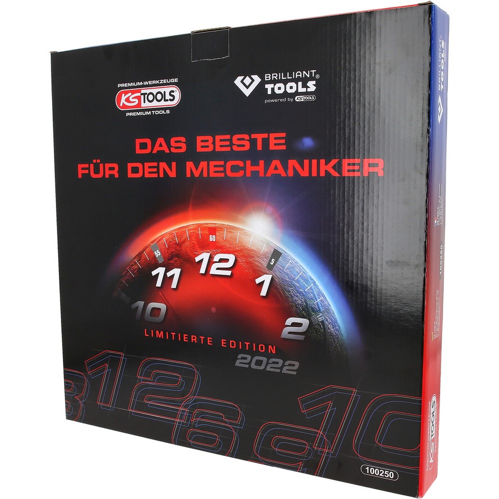 KS TOOLS KS Tools Wanduhr, 40 cm